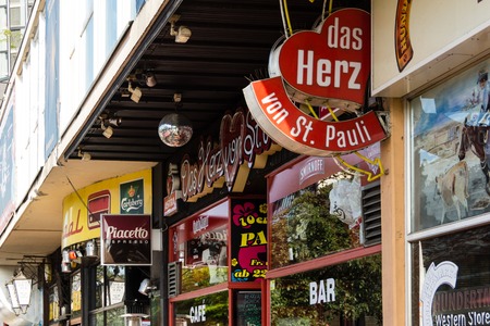 A very typical photo taken in Hamburg St  Pauliのeditorial素材