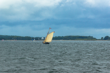 A Regatta escort tour on a navy ship on the occasion of a sailing regatta for the Kieler Woche 2013のeditorial素材