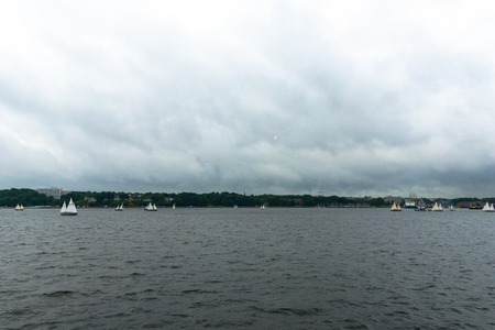 A Regatta escort tour on a navy ship on the occasion of a sailing regatta for the Kieler Woche 2013のeditorial素材