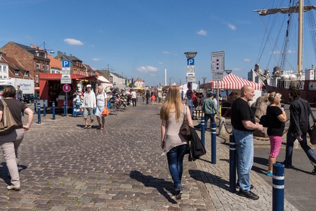  Impressions of the first day of the Rum Regatta 2014 Flensburgのeditorial素材