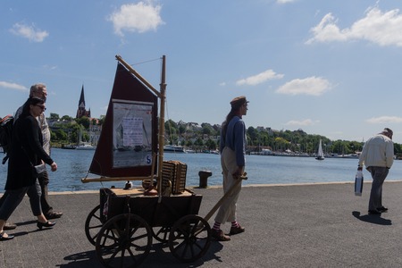  Impressions of the first day of the Rum Regatta 2014 Flensburgのeditorial素材