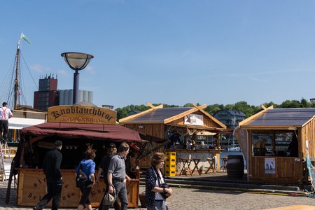  Impressions of the first day of the Rum Regatta 2014 Flensburgのeditorial素材