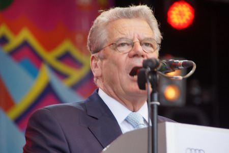 Grand Opening Ceremony of the Kieler Woche 2014  with the Prime Minister of Schleswig-Holstein Torsten Albig and President Joachim Gauckのeditorial素材