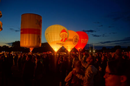 Kiel, Germany  25nd June, 2014  The first Night Glow during the Kieler Woche since 2012 のeditorial素材