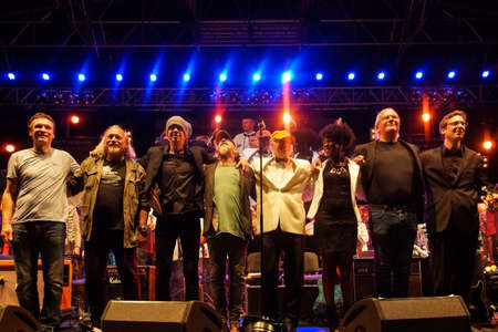 Kiel, Germany  27nd June, 2014  Rock meets Classic at the Kieler Woche 2014 with André Schoch, Emily Intsiful from  The Voice of Germany  and Chris Thompson fromer Voice of Manfred Mannのeditorial素材