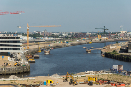 The Überseequartier in Hamburg Hafen Cityのeditorial素材