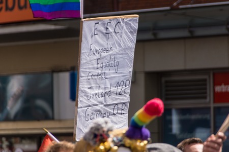 Impressions from the Christopher Street Day 2015 in Kiel Germanyのeditorial素材