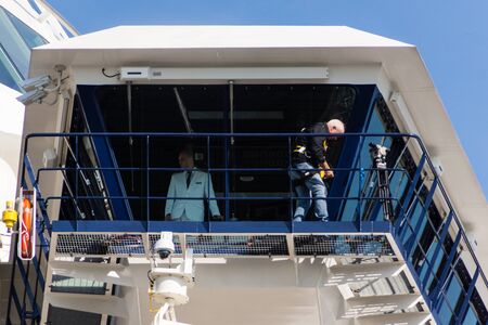 Kiel, Germany. 5th June, 2015. Impressions from the christening of the TUI Ship "Mein Schiff 4" with fromer swimmer Franziska van Almsick as godmotherのeditorial素材