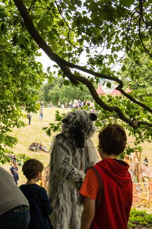 Kiel, Germany - June 19th 2016: Impressions from the Spiellinie on the Krusenkoppel of the Kieler Woche 2016のeditorial素材