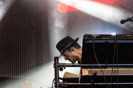 Kiel, Germany - June 18th 2017: The Band Manfred Mann's Earth Band is performing on the Hoern stage during the Kieler Woche 2017のeditorial素材