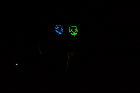 Kiel, Germany - December 08, 2018. The Purge Match (TLC) between Muskelkater and Purge Club for the Maximum Tag Team Titlesのeditorial素材