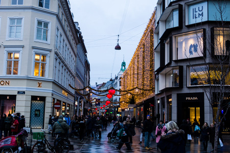 The StrÃ¸get in Copenhagen, Denmarkのeditorial素材