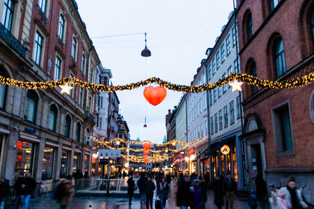The StrÃ¸get in Copenhagen, Denmarkのeditorial素材