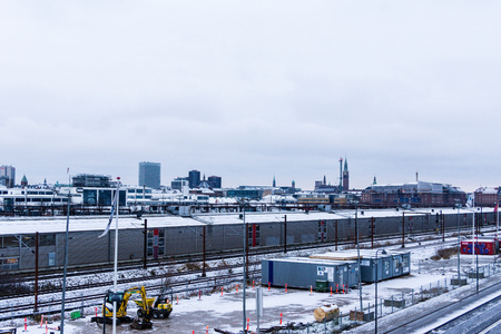 Fisketorvet Railway Station in Copenhagen, Denmarkの写真素材