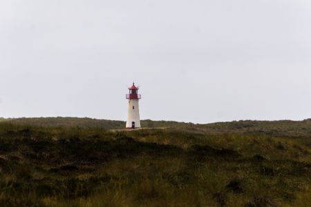 List Lighthouse, Sylt, North Germany, Island in the North Sea in August 2018の写真素材