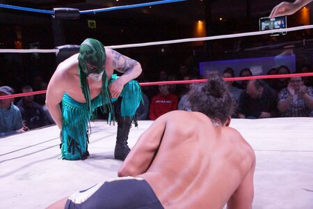 Kiel, Germany. 11th June, 2019. The European Cruiserweight Championship between Da Mack and Nitro Greenのeditorial素材