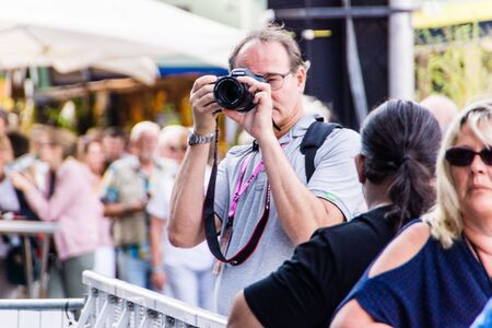 Kiel, Germany - June 24th 2019: Filming the Netflix Documentary UTE - Music makes me fly during the...