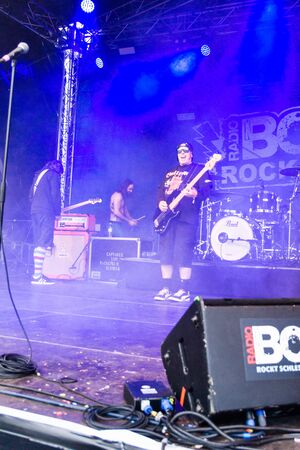 Kiel, Germany - June 24th 2019: The Band Ugly Kid Joe is performing in the Radio BOB! Rock Camp