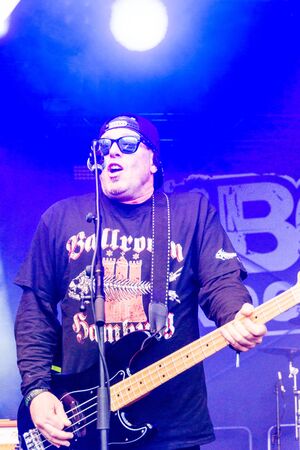 Kiel, Germany - June 24th 2019: The Band "Ugly Kid Joe" is performing in the Radio BOB! Rock Campのeditorial素材