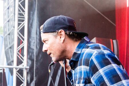 Kiel, Germany - June 24th 2019: The Band Ugly Kid Joe is performing in the Radio BOB! Rock Camp