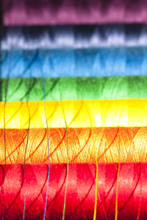 Cotton rainbow spectrumの写真素材