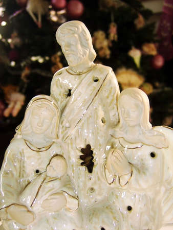 The holy  and an angelの写真素材