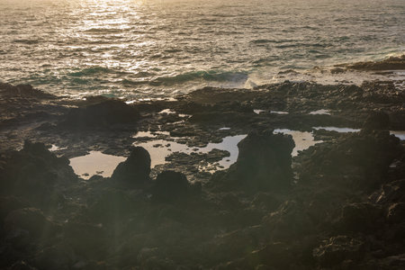 An interesting geological formation on the east coast of Gran Canaria, right on the border of the...