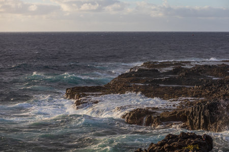 An interesting geological formation on the east coast of Gran Canaria, right on the border of the...
