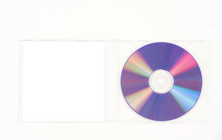Purple CD in a clear CD caseの写真素材