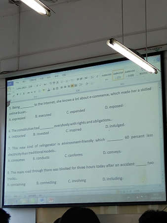 The information board of Bangkok International Airport.の写真素材