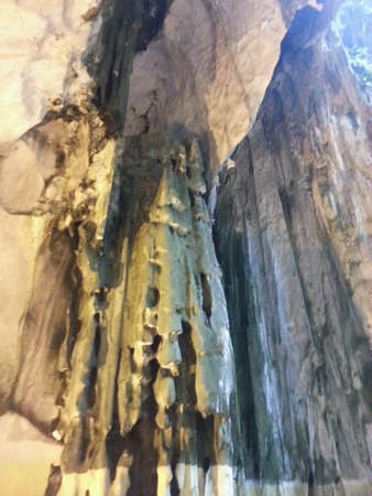 Limestone formations in Batu Caves Malaysia