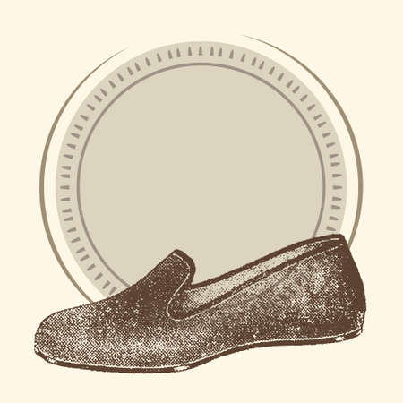 Illustration of vintage shoe のイラスト素材