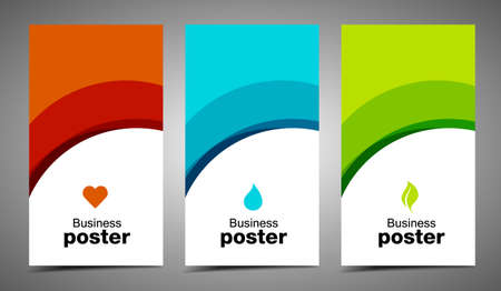 Professional and designer cards. Variety of uses, collection vector of modern color business templates card のイラスト素材