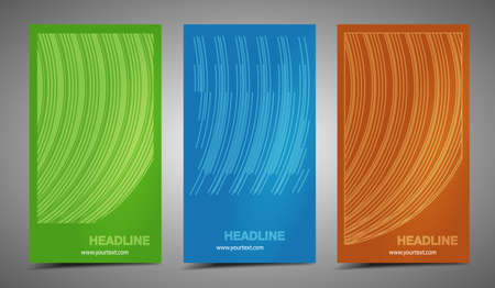 Professional and designer cards. Variety of uses, collection vector of modern color business templates card のイラスト素材