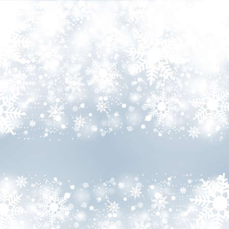 Abstract Christmas background greeting with snowflakes のイラスト素材