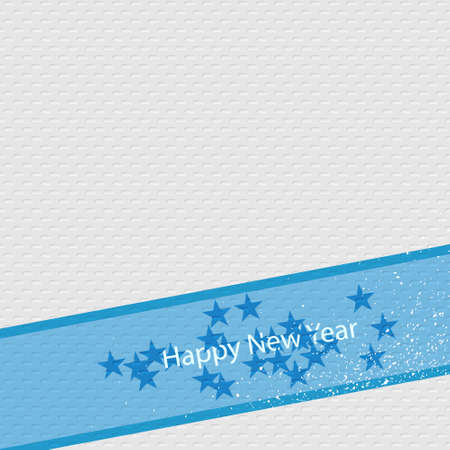 New Year's card on textile with ice. Hockey styleのイラスト素材