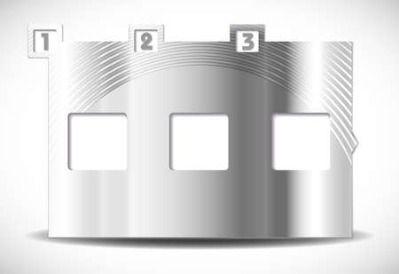 Collection modern panels with options. Product choice or versions のイラスト素材