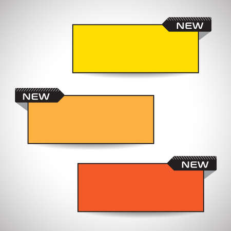 Collection Vector Frames / Price tags information. Product choice or versions のイラスト素材