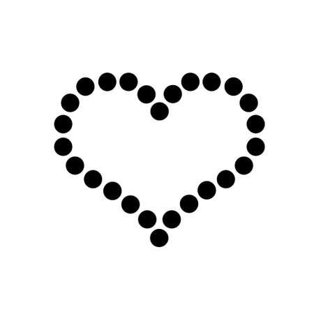 heart icon of dotsのイラスト素材