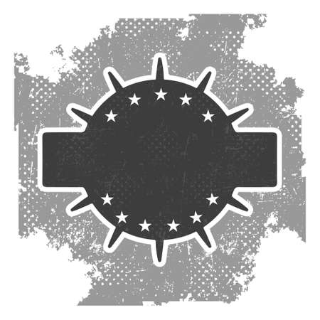 Vintage grunge vector badgeのイラスト素材