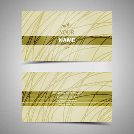 Vector modern designer business card templatesのイラスト素材