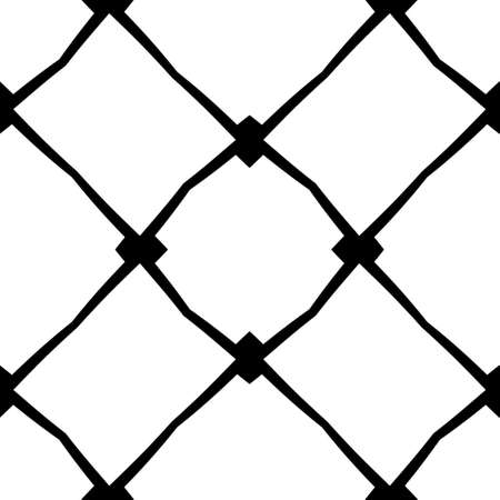 Seamless decorative black patternのイラスト素材