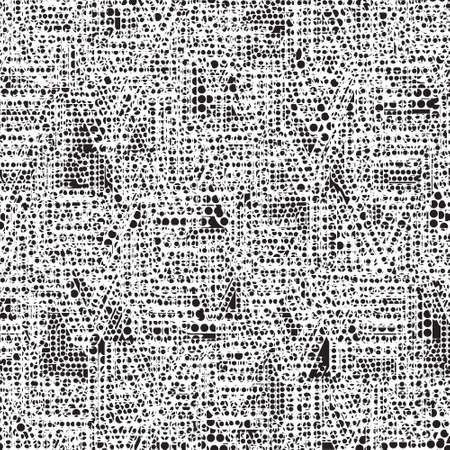 Abstract chaotic background with cut out circles in stripesのイラスト素材