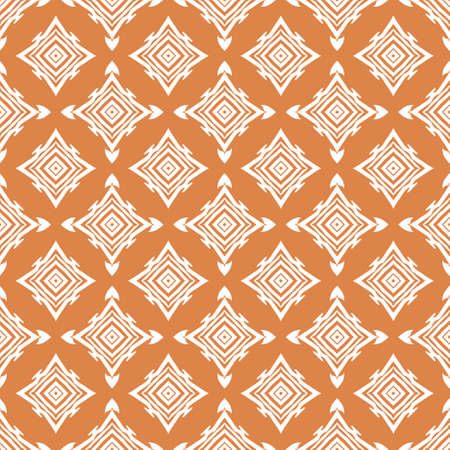 Decorative geometric seamless patterns. Vector illustration.のイラスト素材