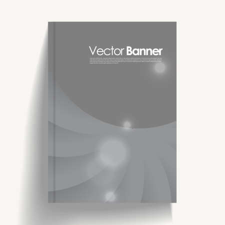 Stylish abstract vector presentation of art poster. Flyer design content background. Design layout templateのイラスト素材