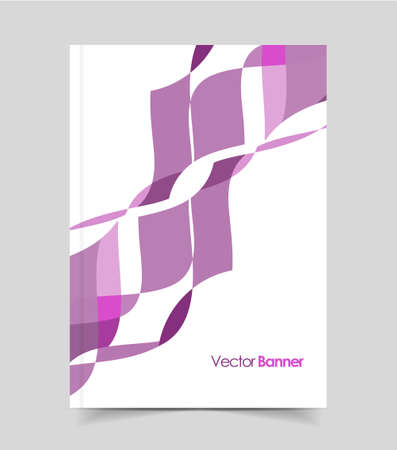 Stylish abstract vector presentation of art poster. Flyer design content background. Design layout template.のイラスト素材