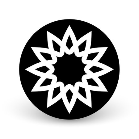 Ornament logo design and design symbol. Abstract image vector illustration.のイラスト素材