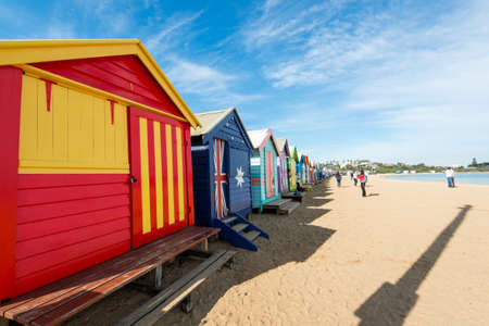 brighton beach bathsのeditorial素材