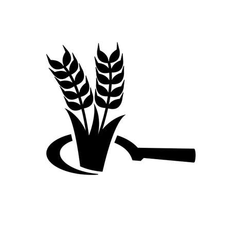 Harvesting icon vector isolated on white, sign and symbol illustration.のイラスト素材