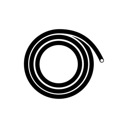 Rolled tube icon vector isolated on white, sign and symbol illustration.のイラスト素材